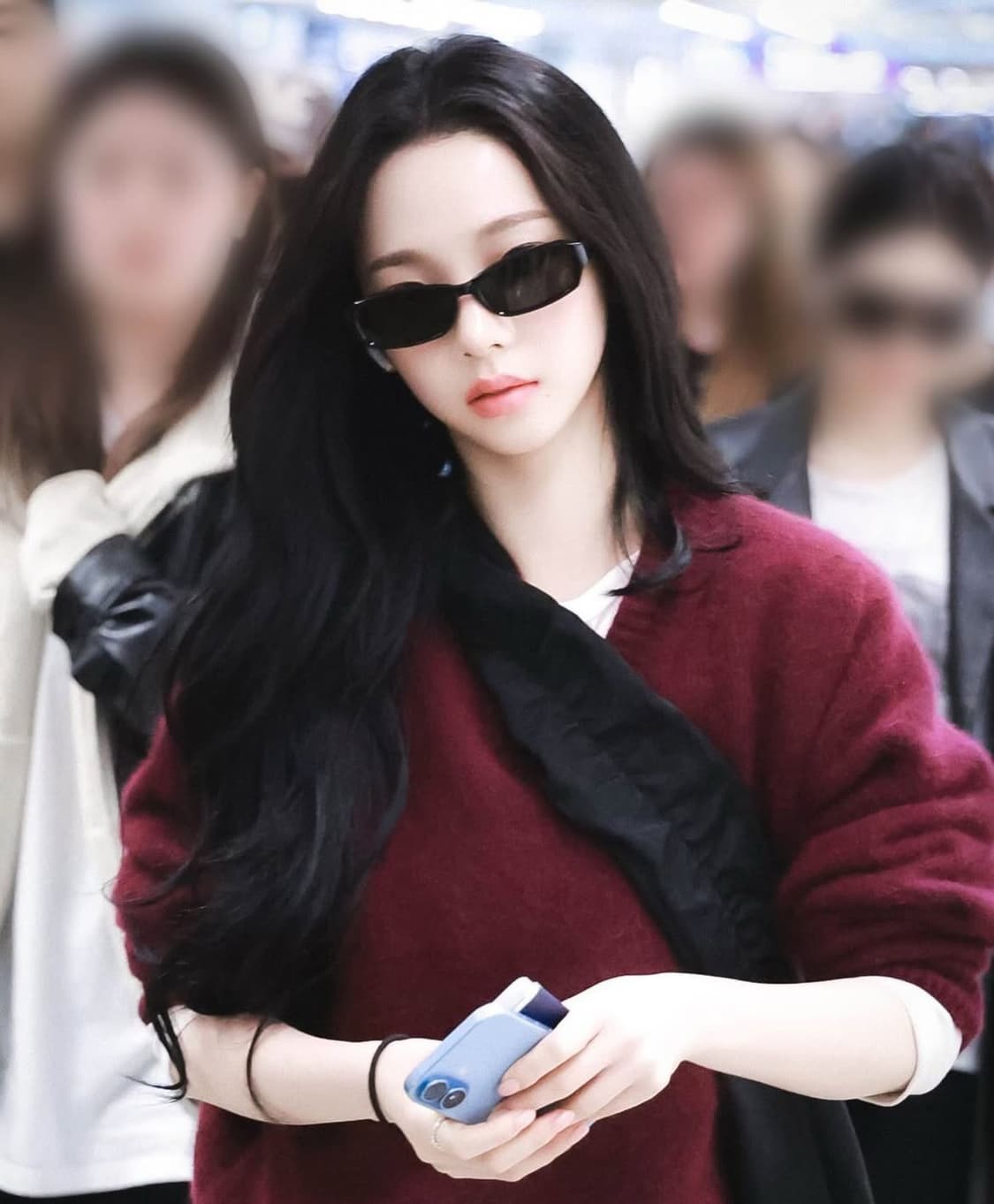 DPEW 씬스퀘어 선글라스 에스파 카리나 헤일로 Y2K 안경 연예인 상품이미지5