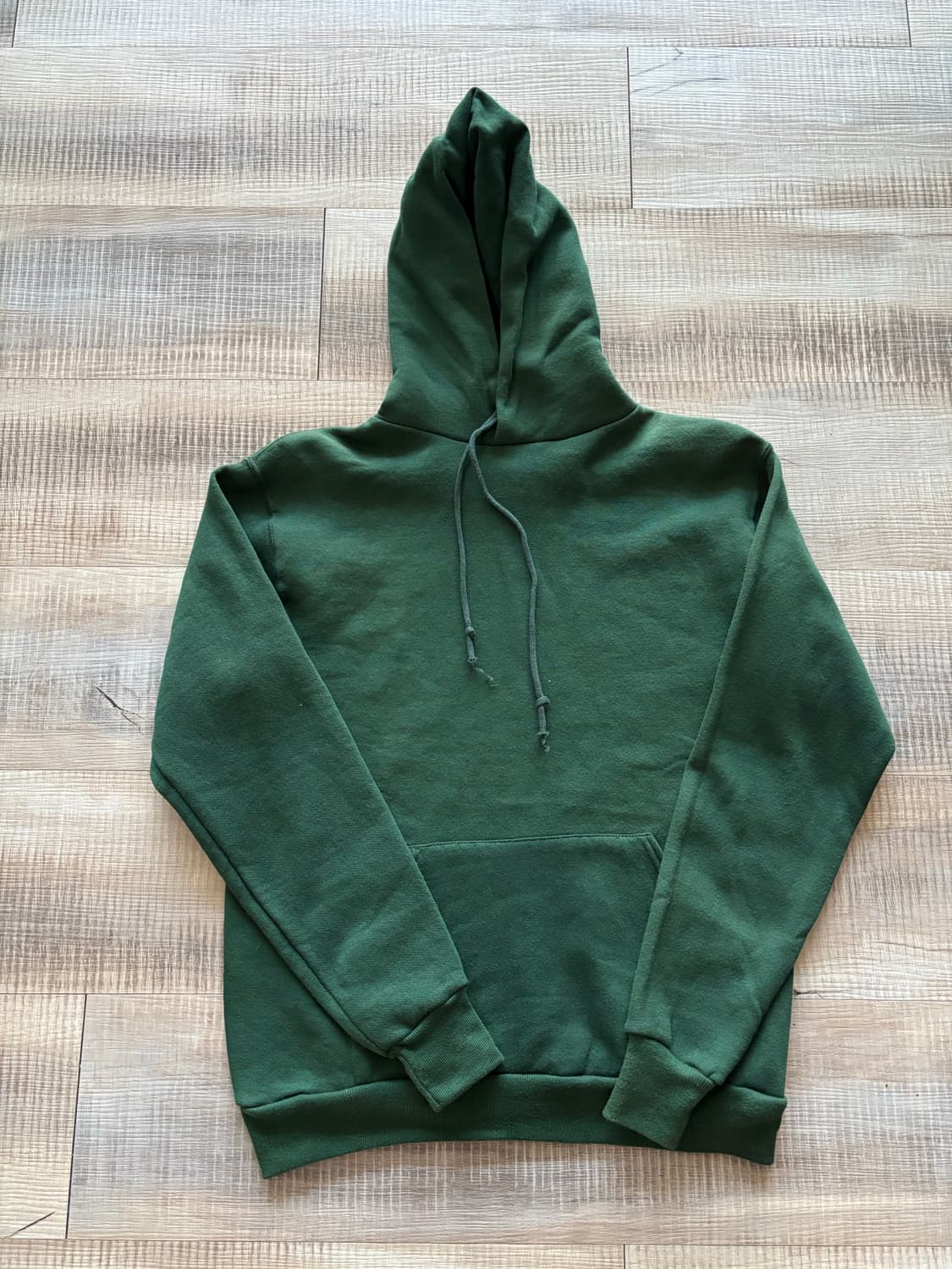 [M] 90s 러셀 후드티 스웻 블랭크 그린 빈티지 상품이미지1