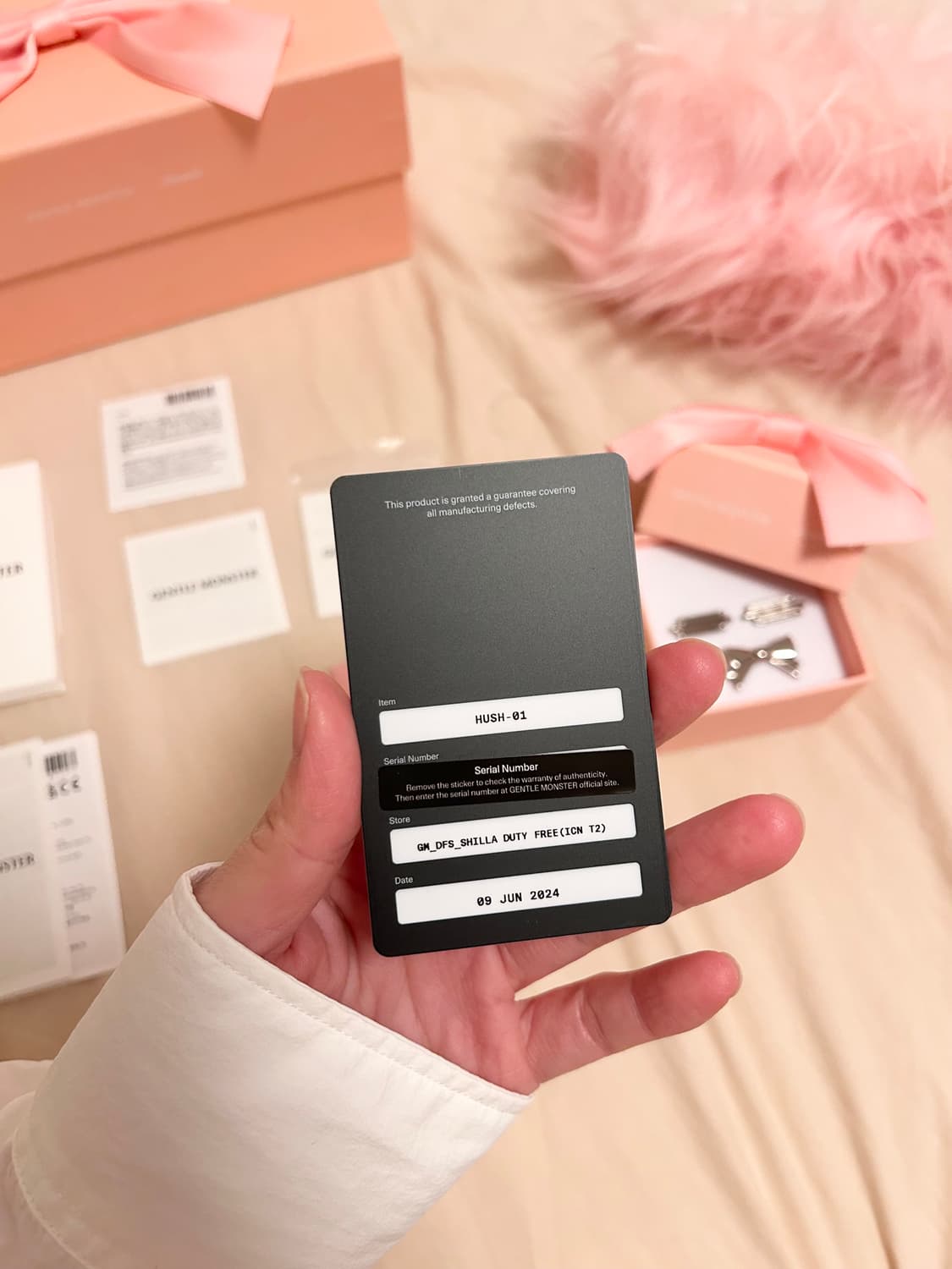 Gentle Monster HUSH-01 제니 선글라스🕶️ 상품이미지6