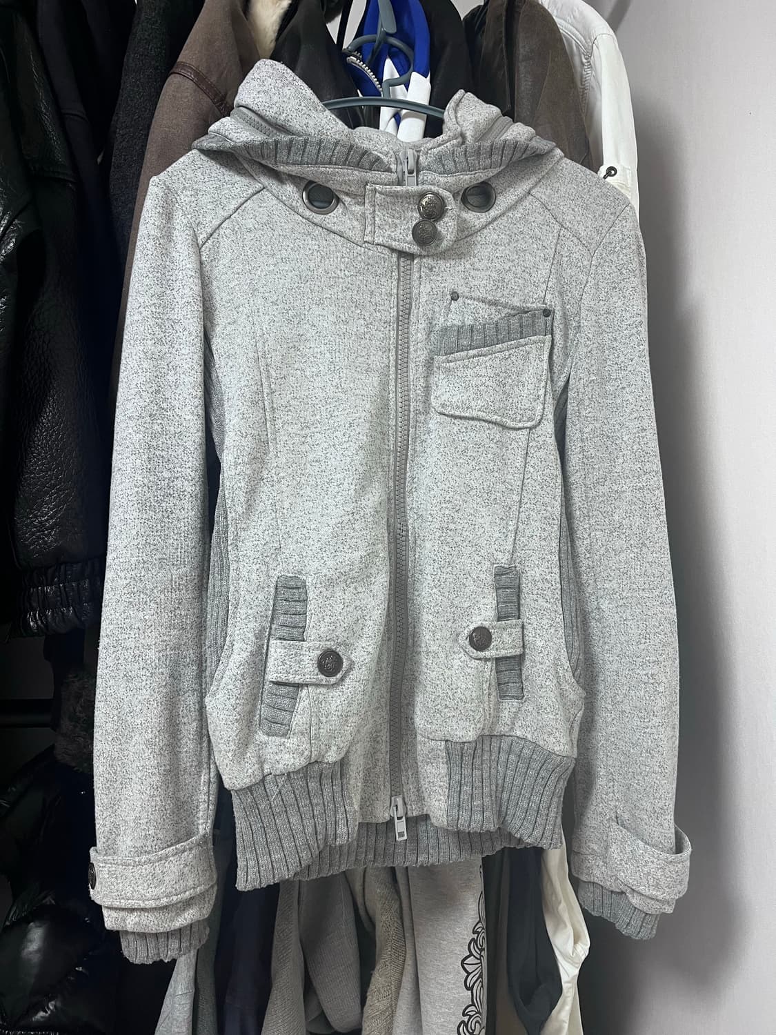 일본 빈티지 투웨이 후드집업 상품이미지2