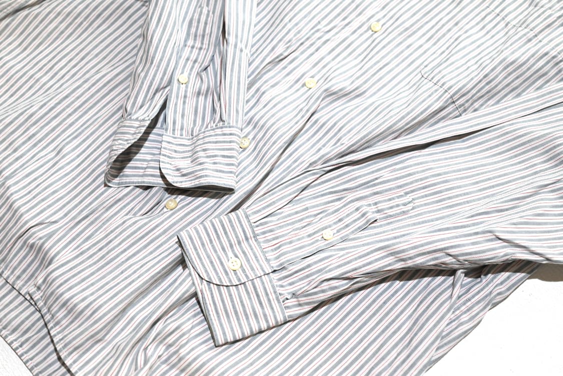 Giorgio Armani stripe snap collar shirts 상품이미지4