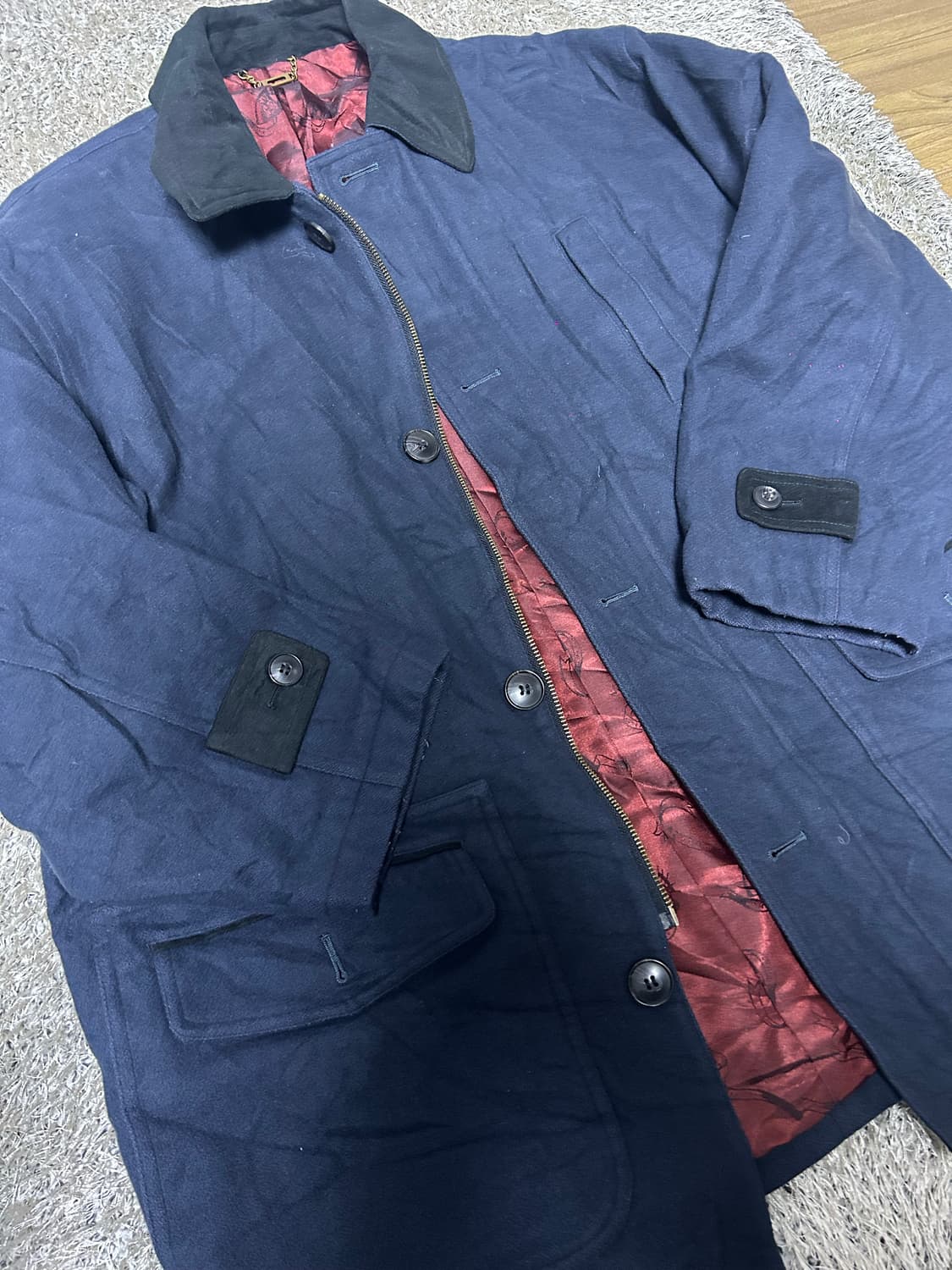 일본판 캐시 울 코트 사이즈 105~110 상품이미지2