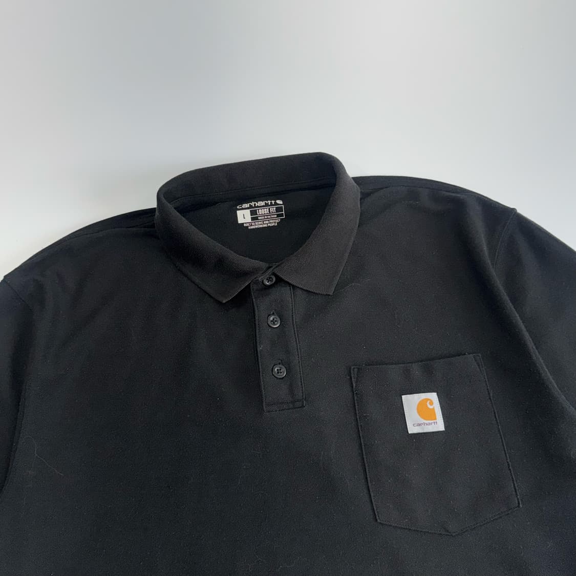Carhartt 칼하트 포켓 블랙 카라 반팔  상품이미지4