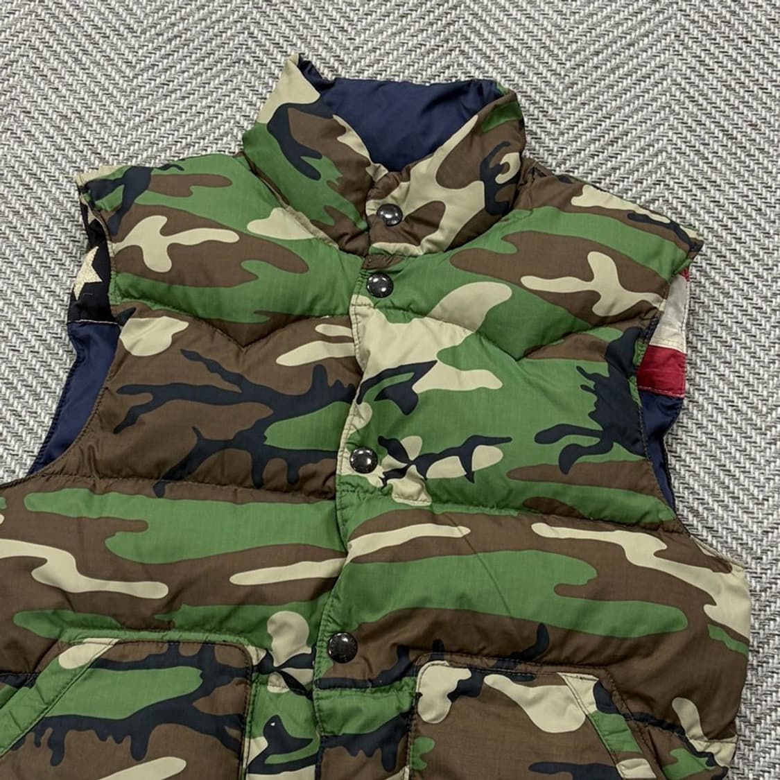 데님앤서플라이랄프로렌 리버시블 패딩 베스트 v2578 상품이미지7