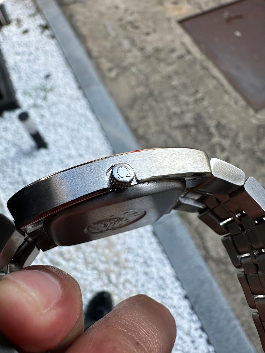 오메가 컨스틸레이션 36미리 민트스카이 다이얼 남성 자동 시계 상품이미지6