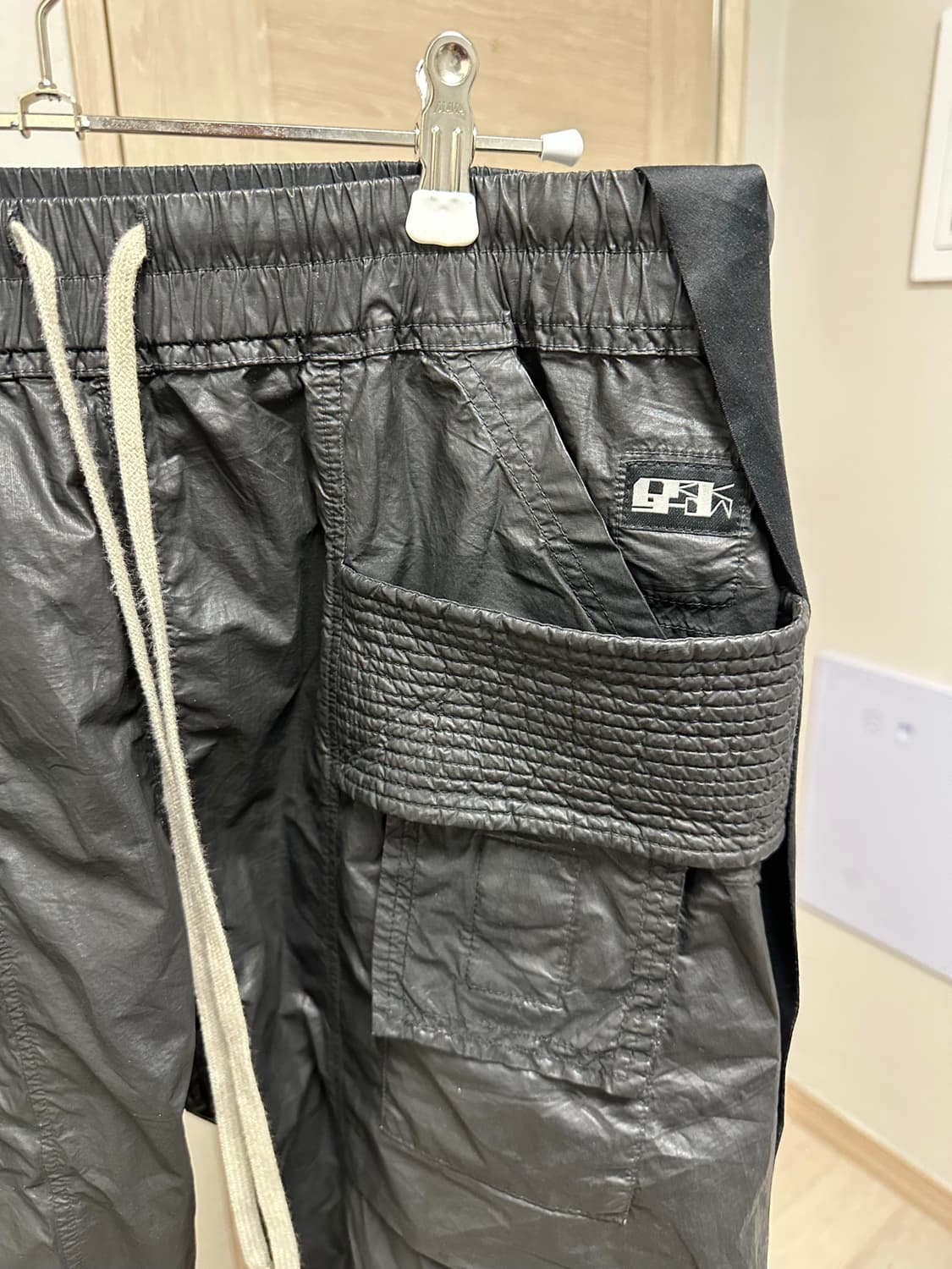 Rick owens 릭오웬스 태권도 크리치 카고 팬츠 상품이미지1