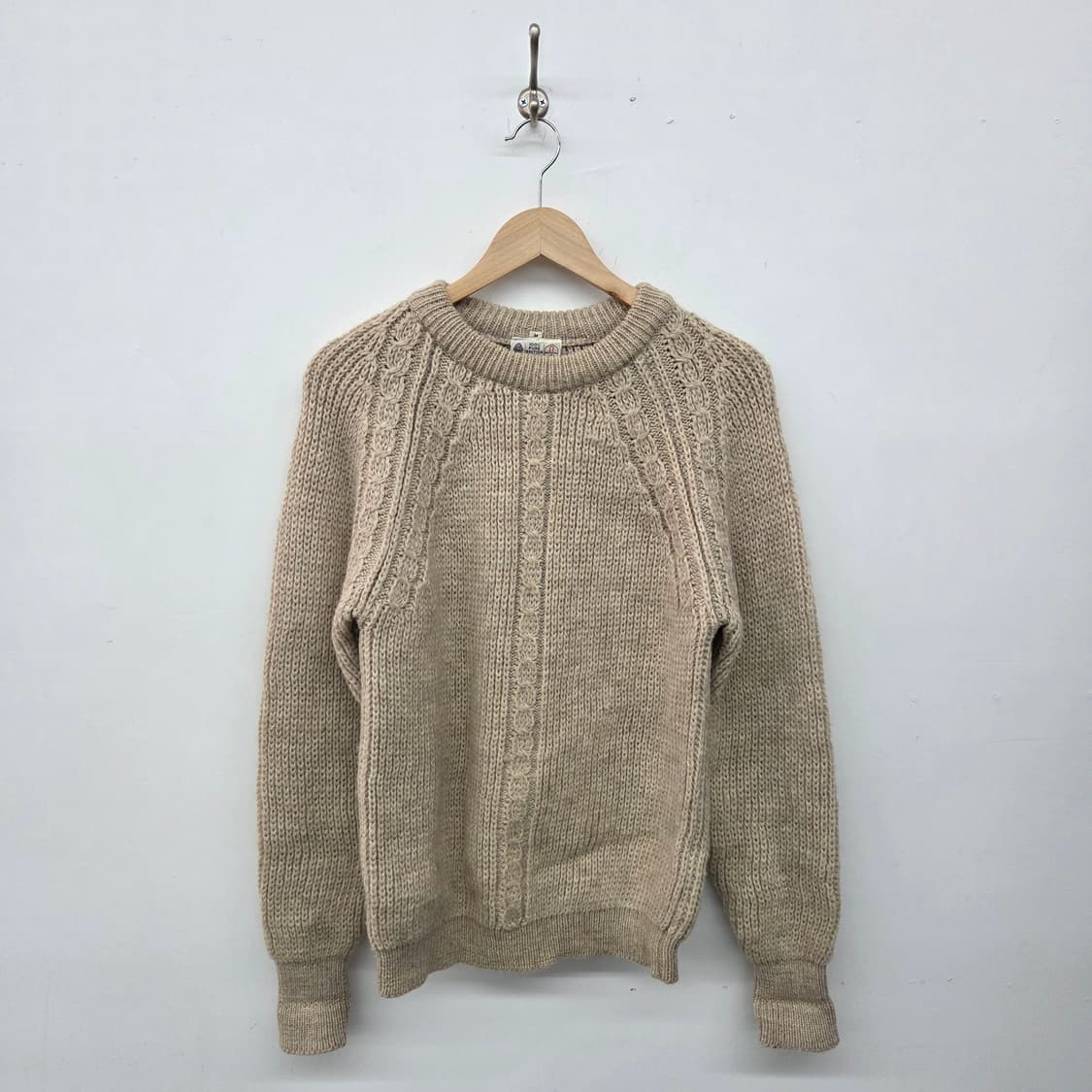 핸드메이드 케이블 니트 스웨터 여 m 상품이미지1