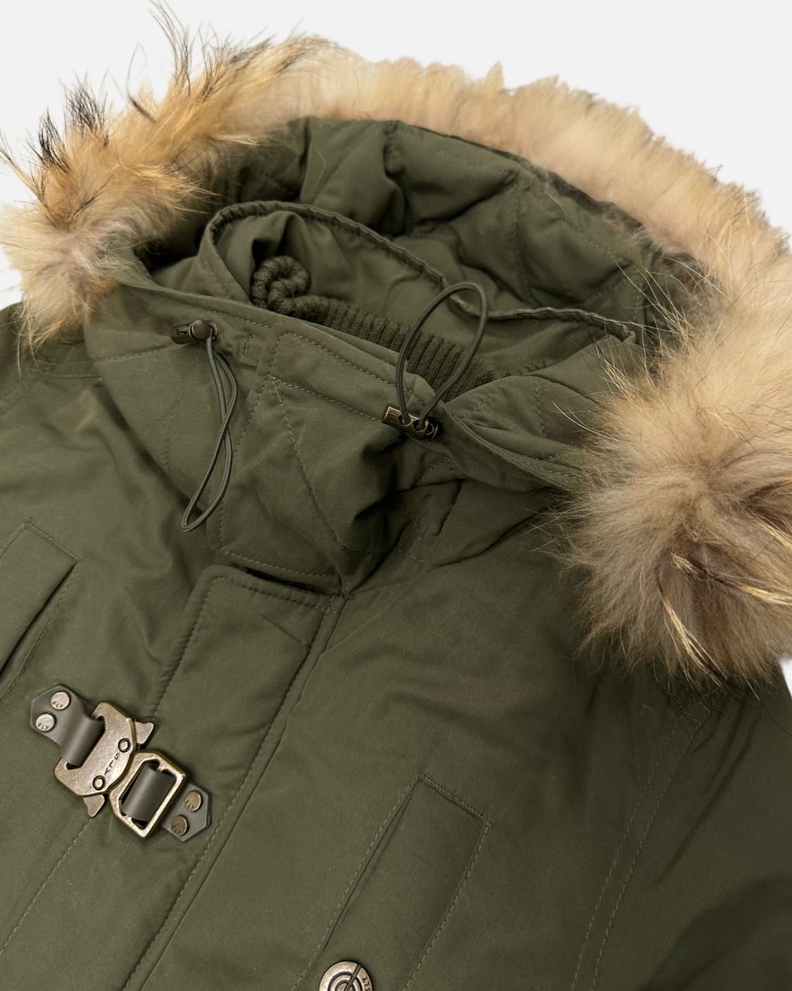 SLY military khaki fur hood jumper 상품이미지2