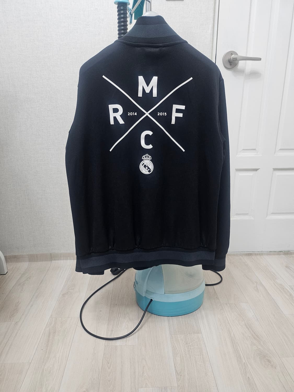 (100)L ☆초대장급☆ 아디다스 레알마드리드 백로고 [검흰] 트랙탑져지 상품이미지7