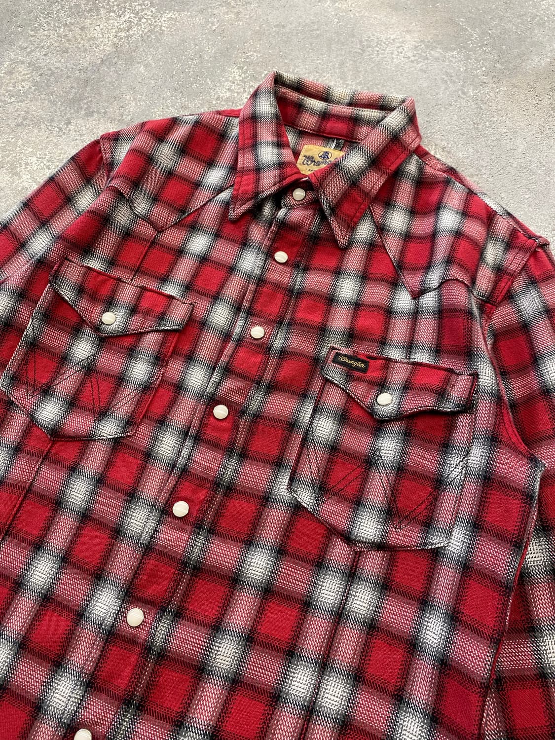 [M] Wrangler x AKM 랭글러 웨스턴 체크셔츠 상품이미지4