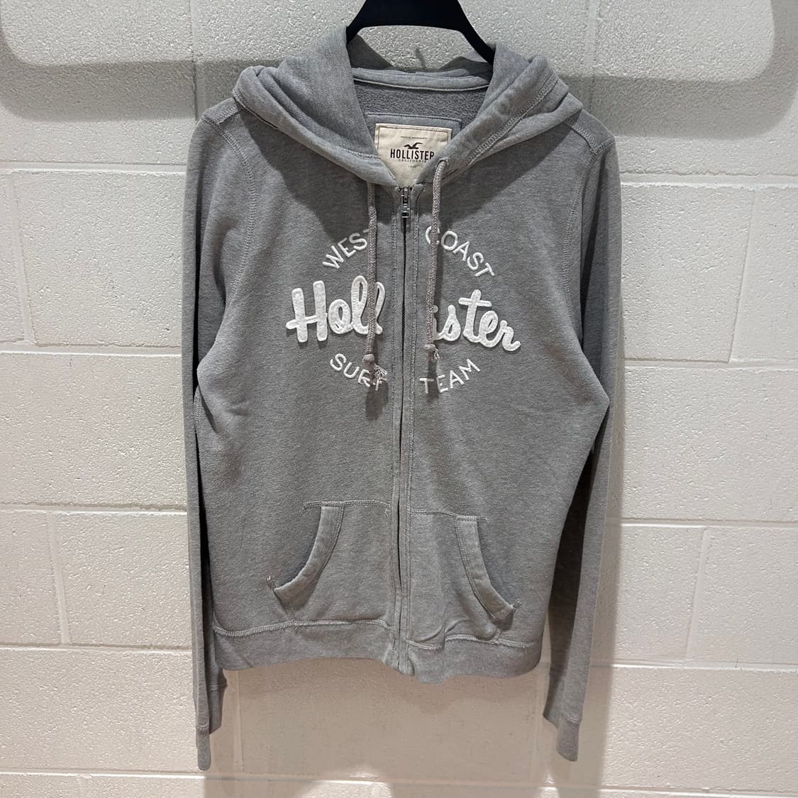 Hollister Grey Zip-Up Hoodie 상품이미지6