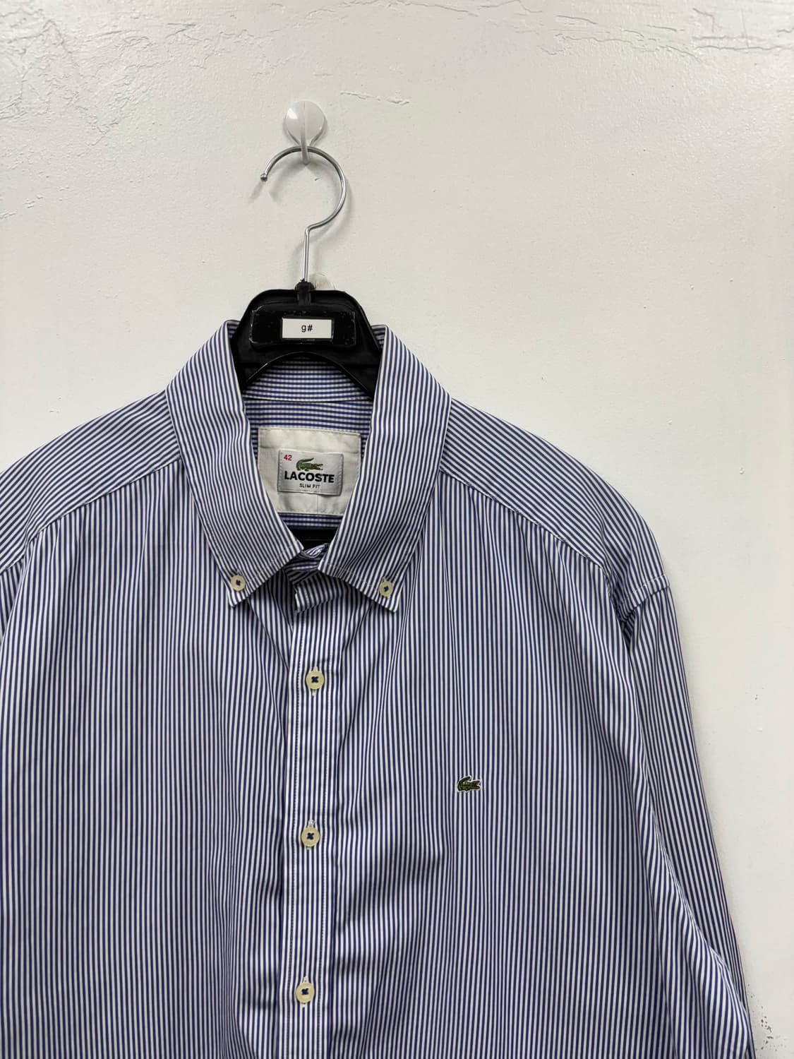 라코스테 슬림핏 긴팔셔츠 상품이미지3