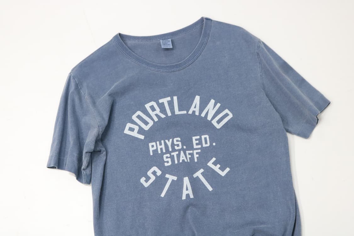 빔즈 빈티지 가공 포틀랜드 스테이트 칼리지 프린트 티셔츠 (M) 상품이미지2