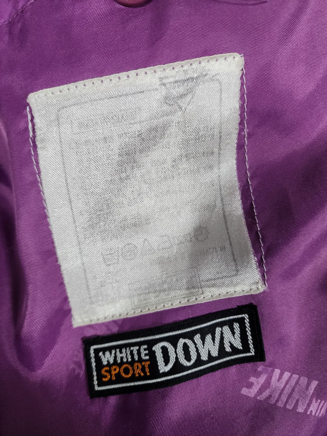 나이키 삼나스포츠 퍼플 푸퍼 다운 패딩 점퍼 상품이미지7