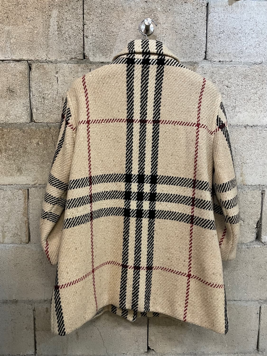 버버리 노바 체크 울 코트  상품이미지5