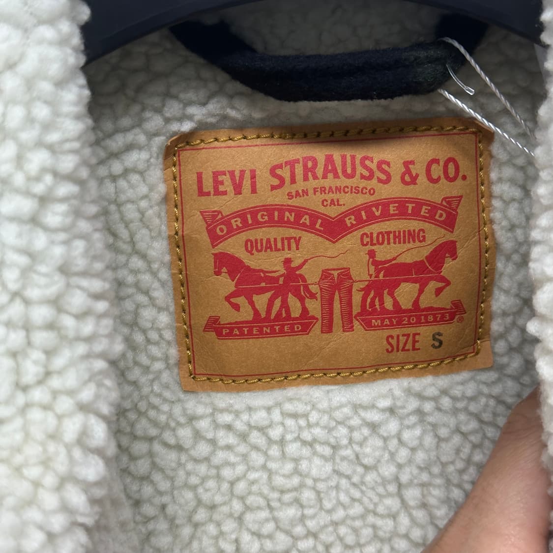 리바이스 타탄체크 쉐르파 상품이미지3