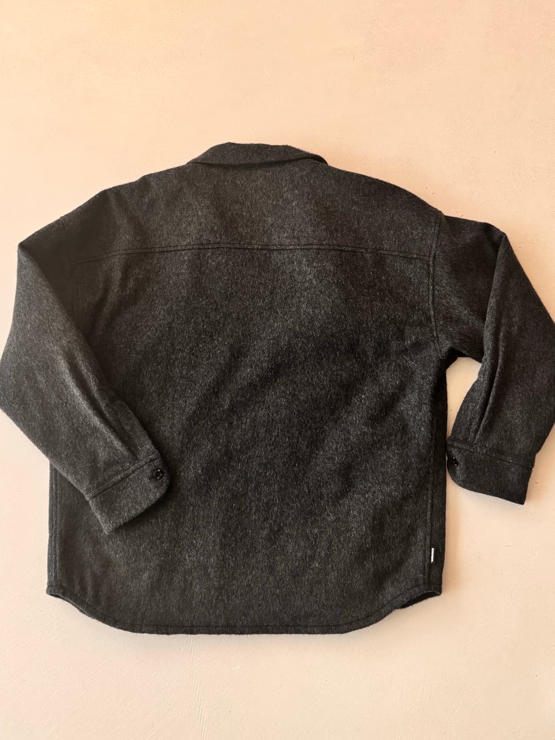 네이버후드 워크 셔츠 자켓 다크그레이 2사이즈 상품이미지4
