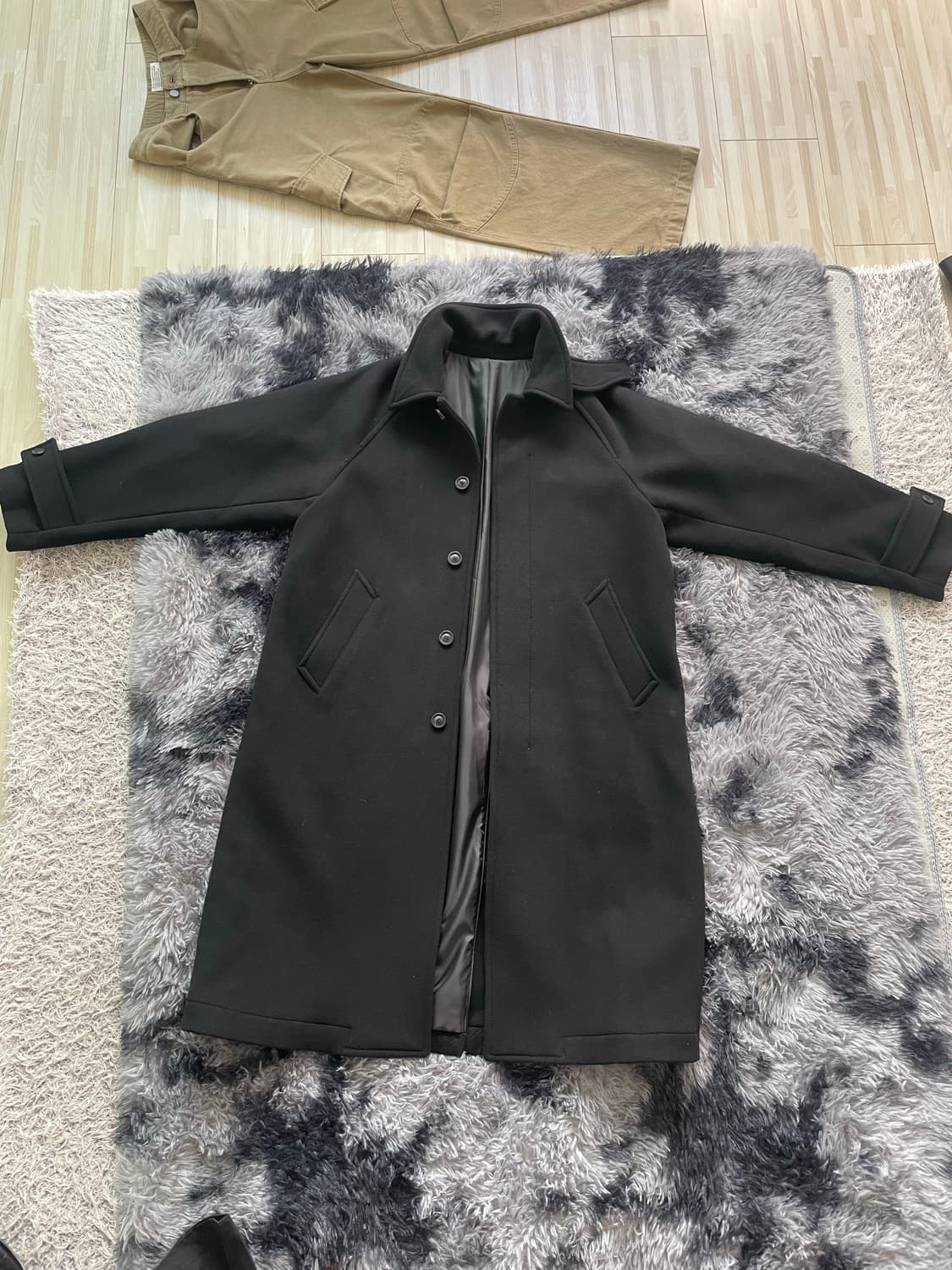 24FW 쿠어 벨란디 캐시미어 블렌드 발마칸 블랙 M 사이즈 상품이미지2