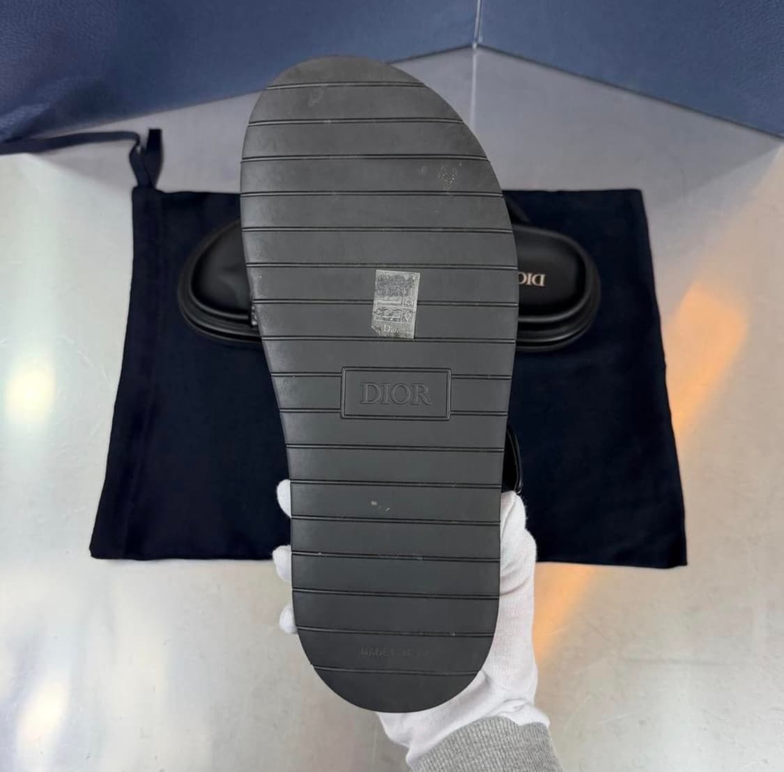 디올 오블리크 아쿠아 스트랩 샌들 슬리퍼 상품이미지4