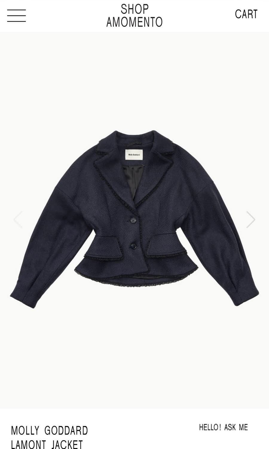 MOLLY GODDARD LAMONT JACKET 상품이미지2