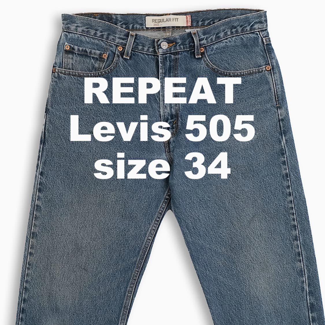 빈티지 리바이스 505 중청 34 인치 LV5053425 상품이미지1