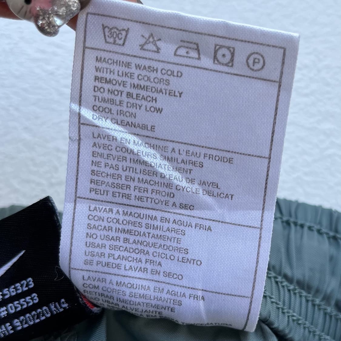 나이키 스우시 그린/네이비 사이드라인 올드스쿨 우븐팬츠 상품이미지9