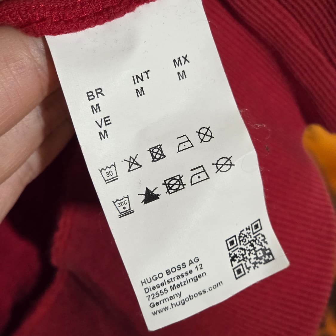 휴고보스 레드 코튼 트랙탑 집업 상품이미지10