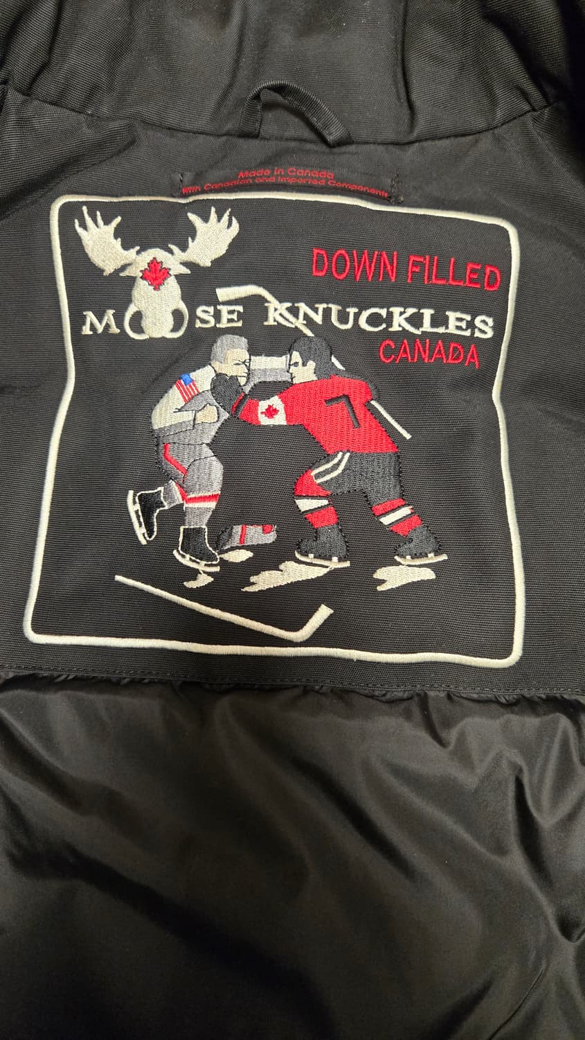 (정품)무스너클 스틸링 패딩 L 블랙 화이트퍼 신품급 컨디션! 교신O 상품이미지4