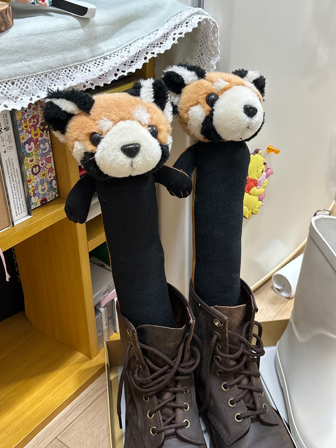 래서판다 롱 부츠 키퍼 보관 주름 방지 인형 닥터마틴 상품이미지1