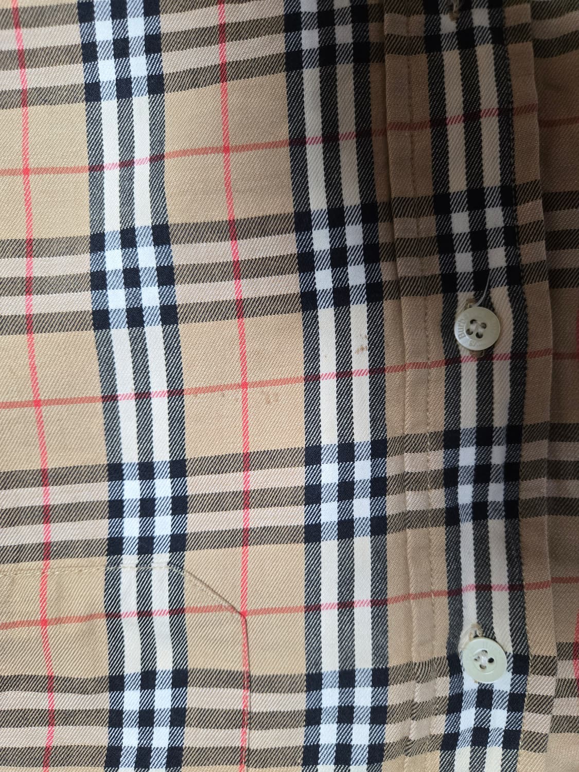 버버리(Burberry)의 빈티지 노바 체크 셔츠 L 상품이미지4