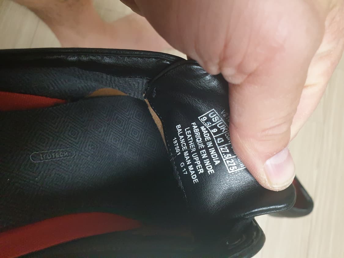 락포드 가죽 남성 구두 275mm 상품이미지7