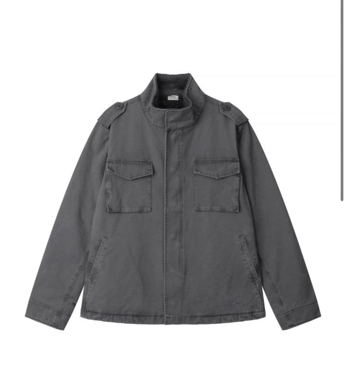 어스지구 피그먼트 웜 필드 자켓 차콜 상품이미지1