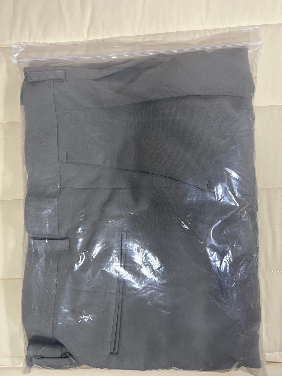 [L] 하이파이펑크 투 와이드 트라우저 베이지 상품이미지2