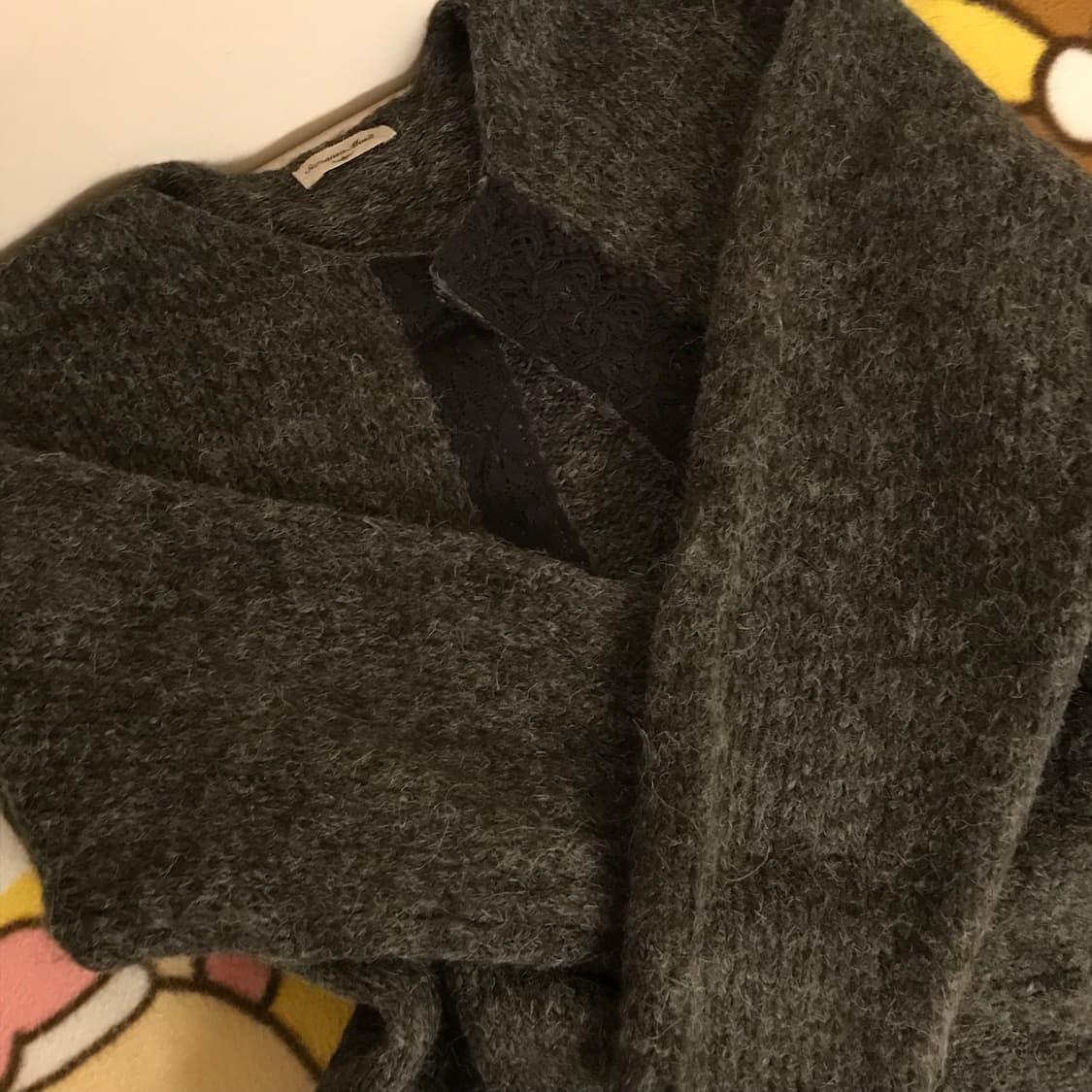 마루빈티지 레이스 카키 가디건 상품이미지2