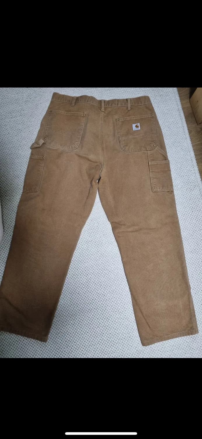 칼하트 더블니 워크 팬츠 브라운 38/34 상품이미지3