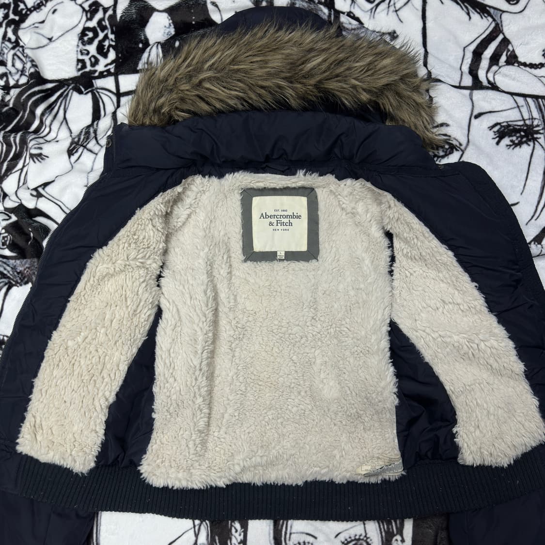 희귀매물)아베크롬비 울프죠 푸퍼패딩 상품이미지4