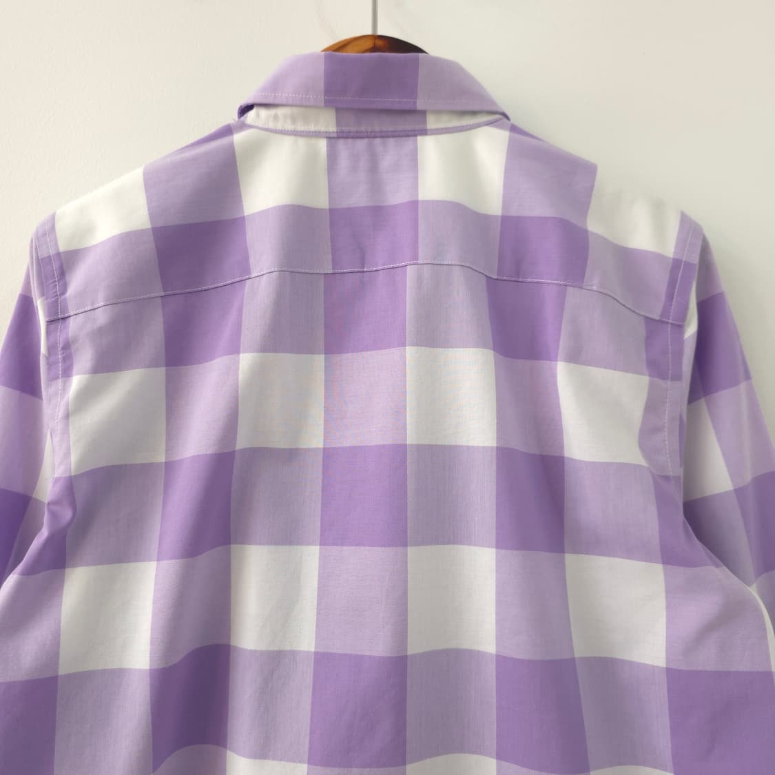 CHAPS 퍼플 코튼 체크 셔츠 상품이미지8