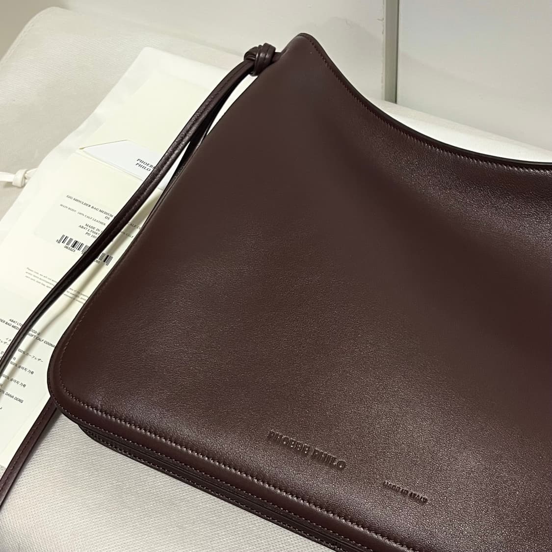 피비파일로 25fw GIG 미디움 백/꼬냑 상품이미지2