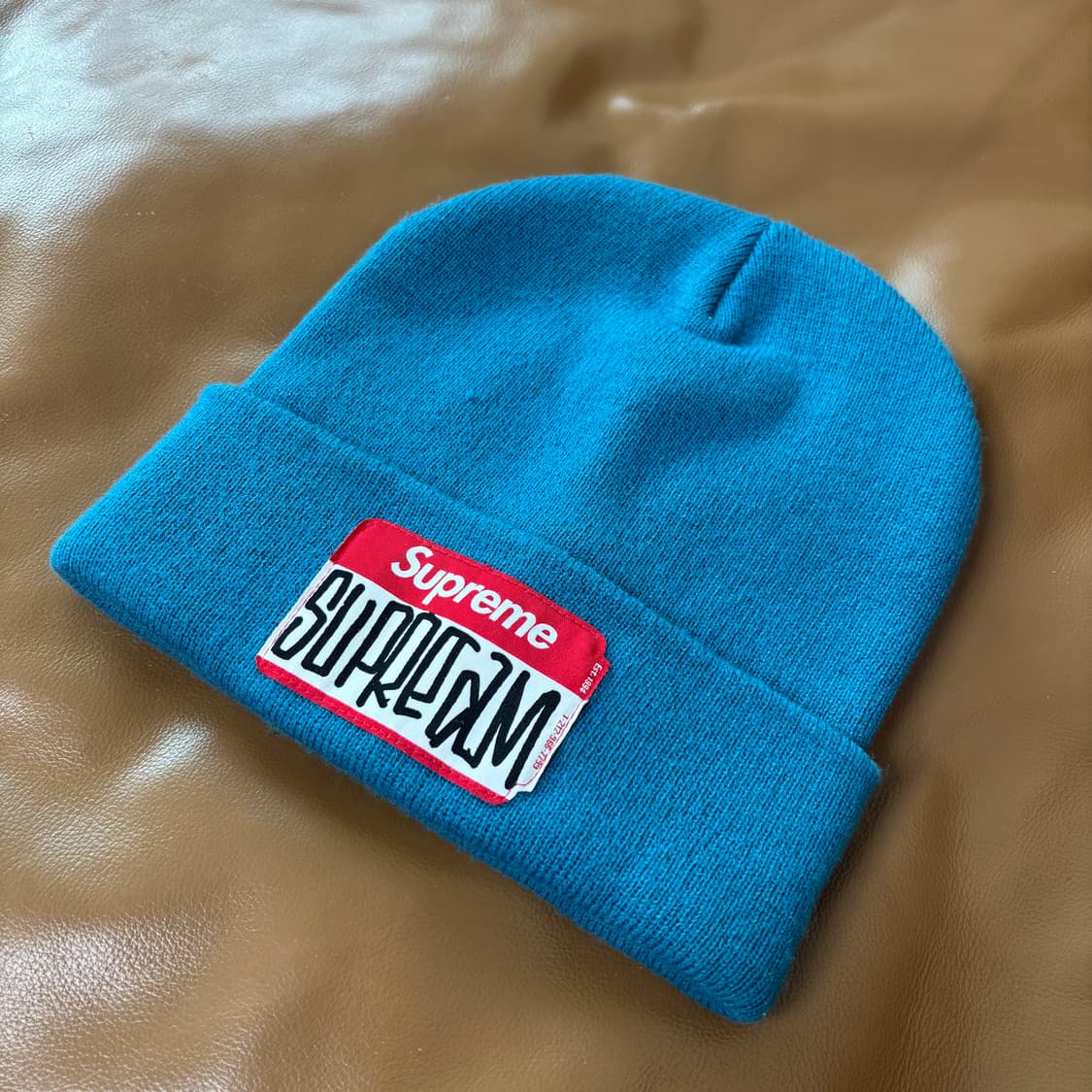 슈프림 비니 모자 곤즈 네임택 틸 상품이미지3