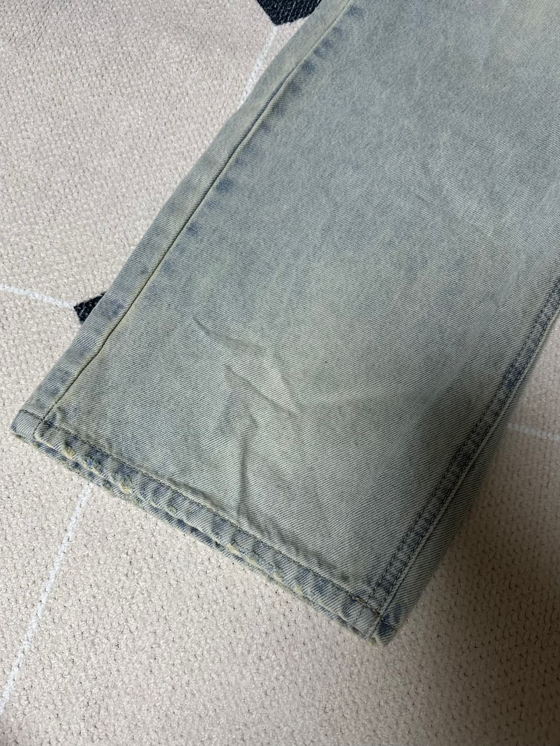 [XS] 인사일런스 빈티지 와이드 데님 애쉬 블루 상품이미지2