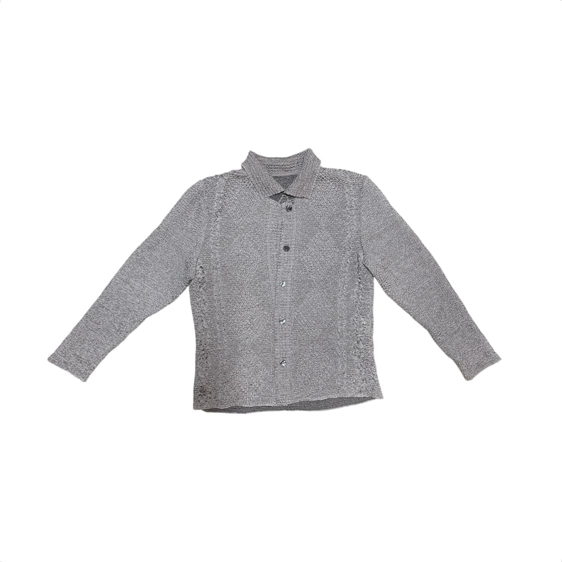 00s Antraci 팝콘텍스처 플리츠 셔츠 상품이미지1