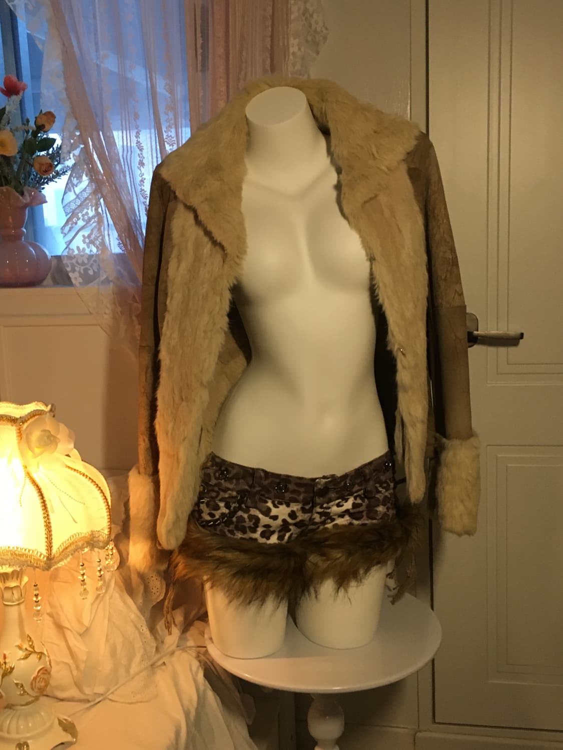 Fortuna Valentino래빗퍼 무스탕 상품이미지2