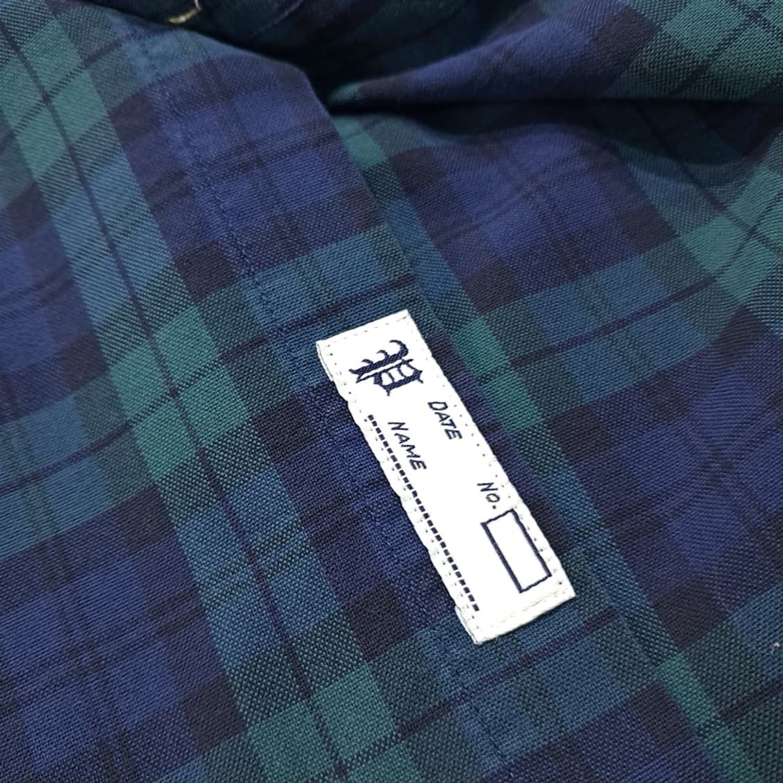 CL899 L 폴로 슬림핏 블랙워치 타탄체크 셔츠 남방 상품이미지5