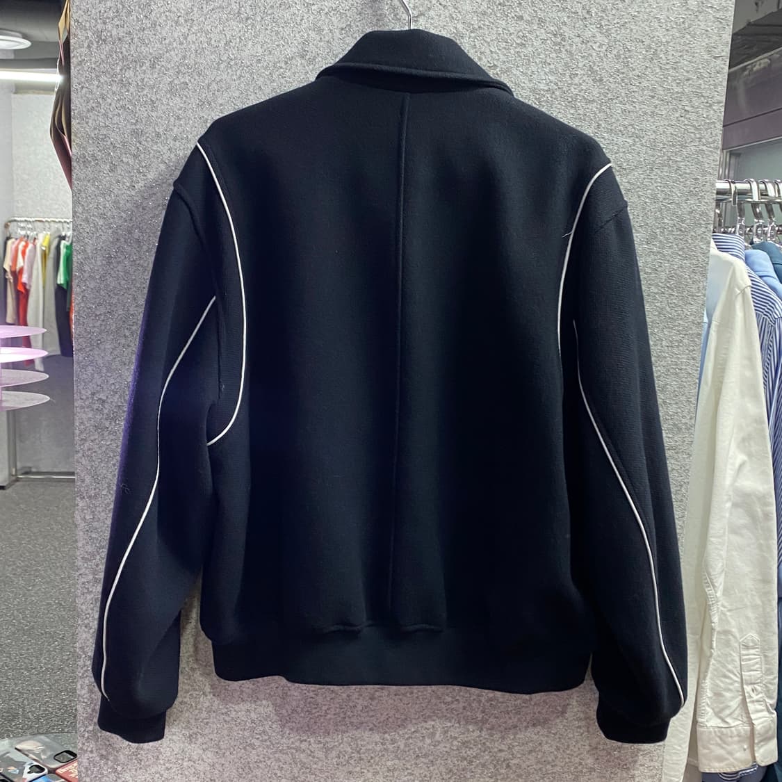 빈티지 투웨이 스웨이드 바시티자켓 B3153 상품이미지4