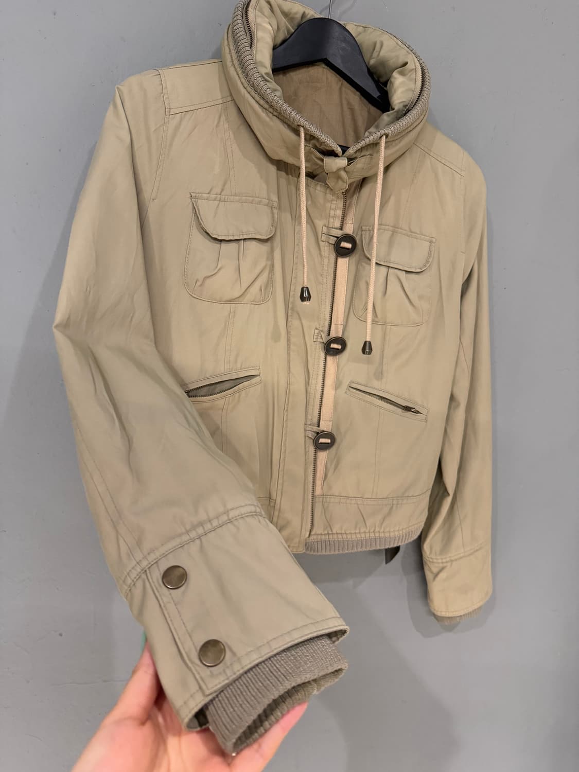 high-neck button-up detail jacket 상품이미지8