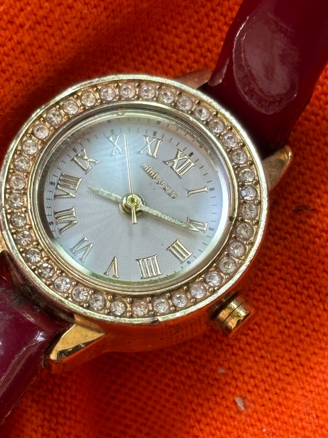 Vintages minigold leather watch 상품이미지4