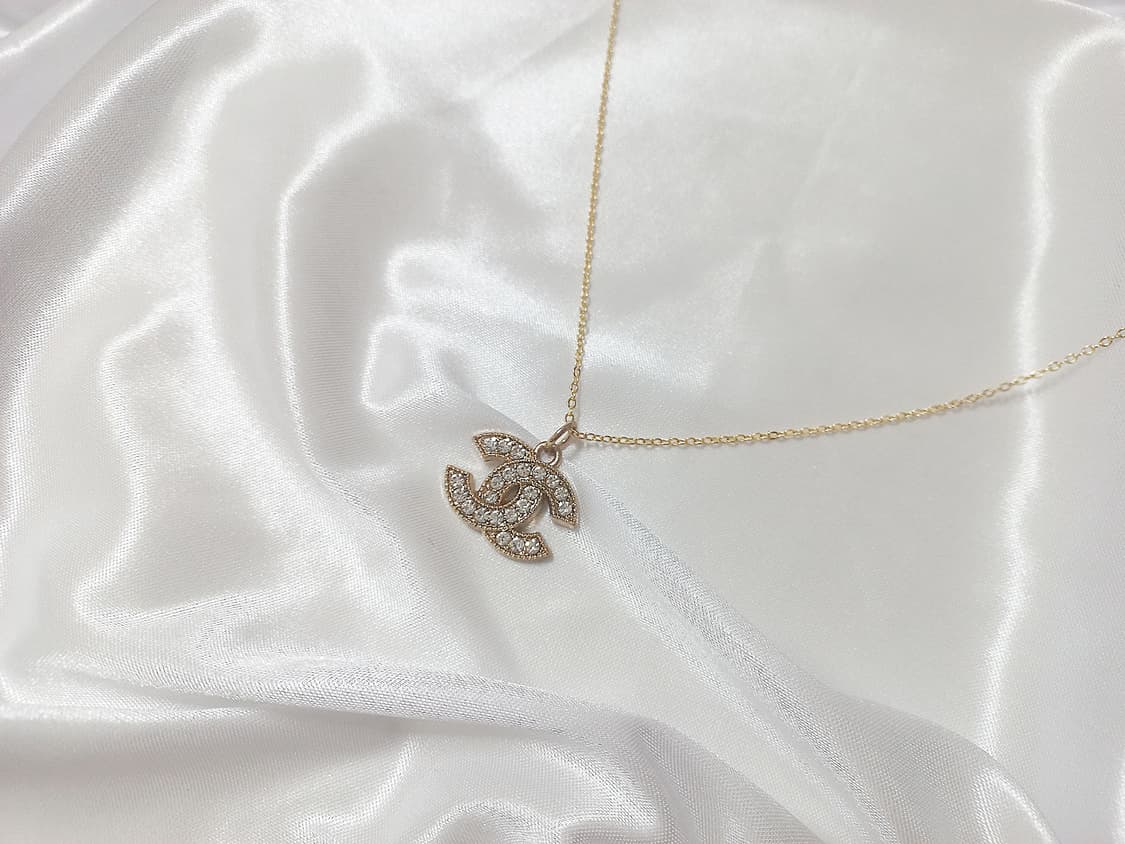 [chanel] 샤넬 빈티지 정품 참단추 업사이클링 목걸이 골드스와 상품이미지5