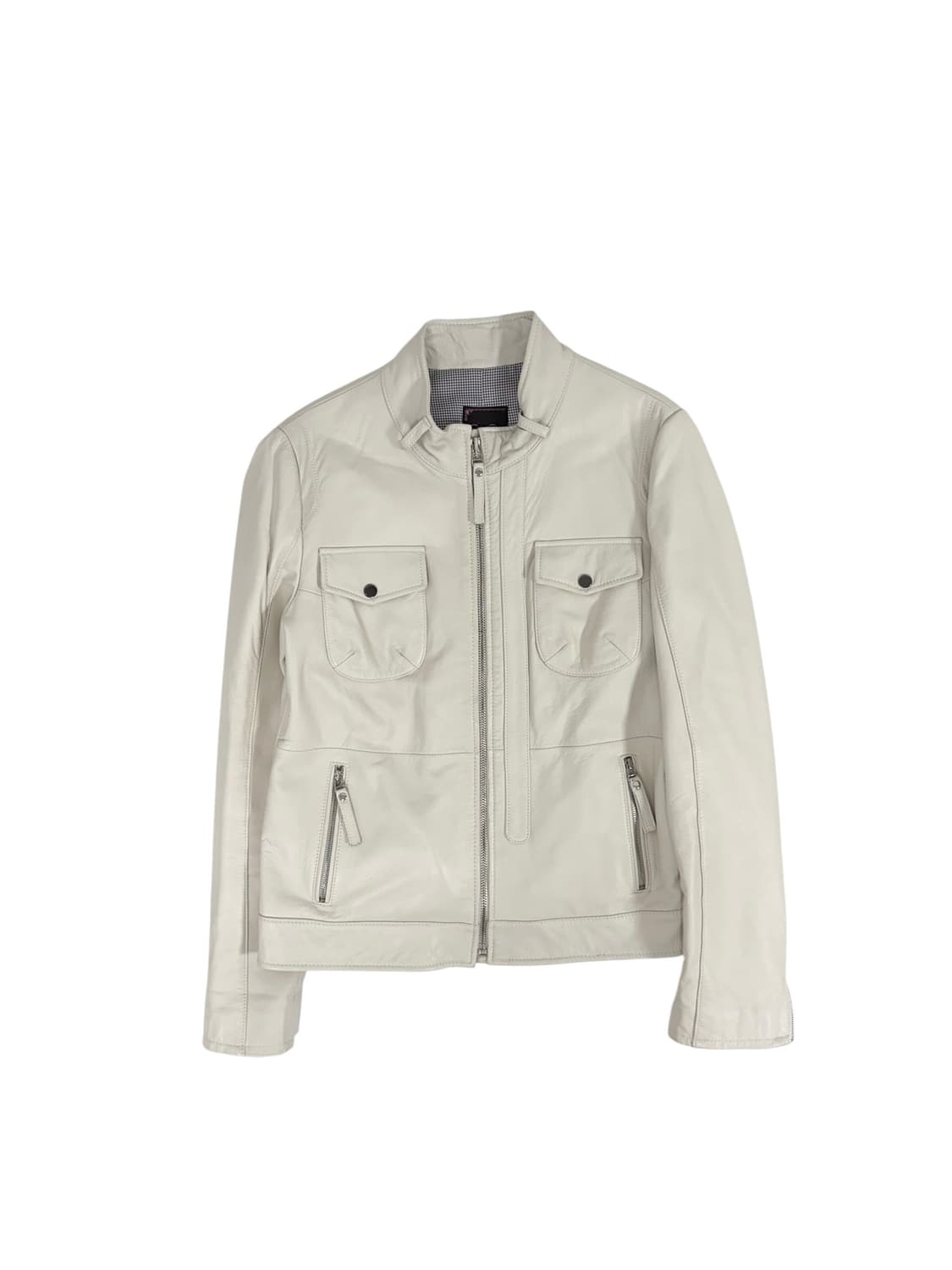 빈티지 양가죽 아이보리 가죽자켓 상품이미지1