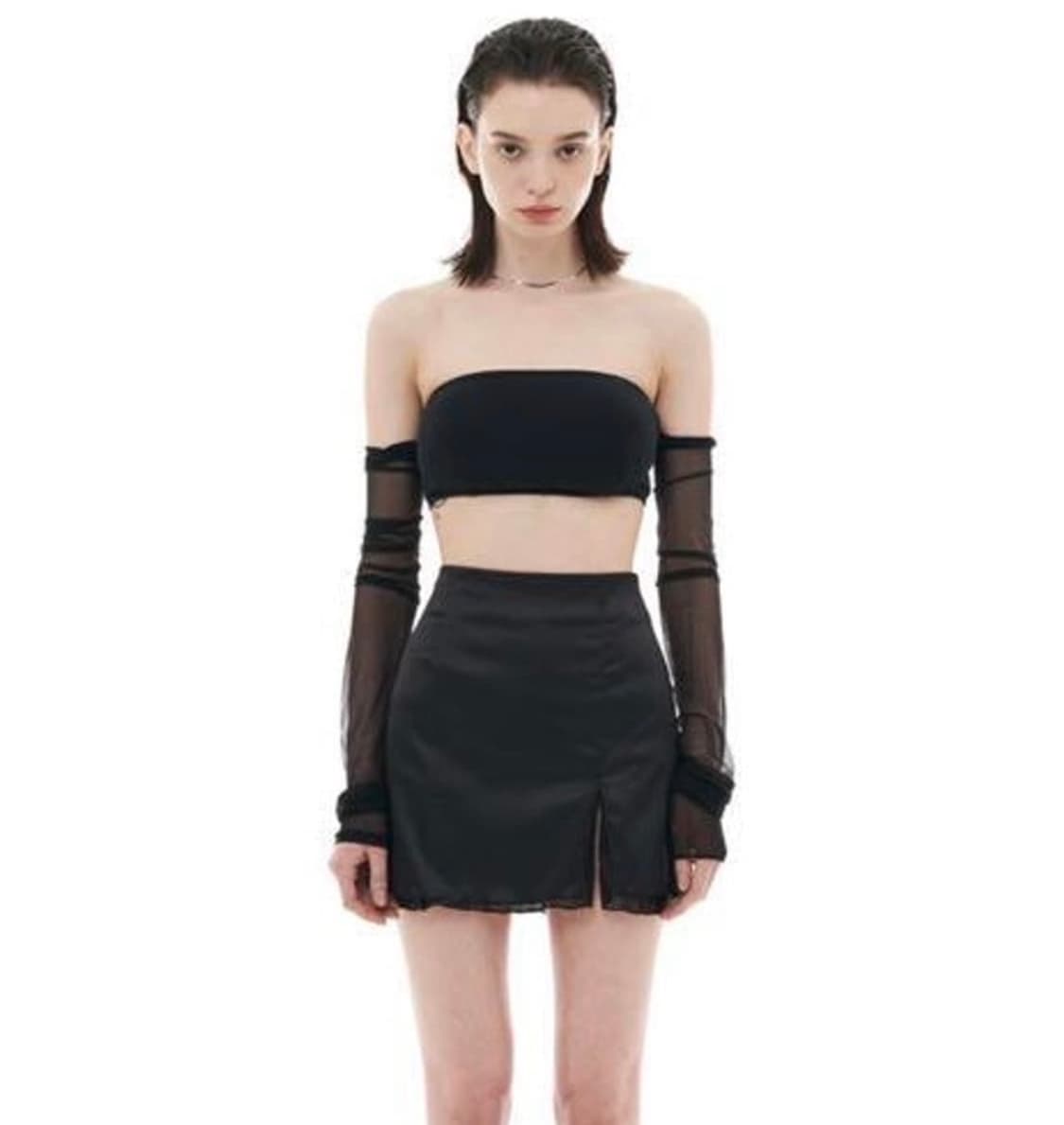 보헤미안서울 새틴 스커트 s 상품이미지1