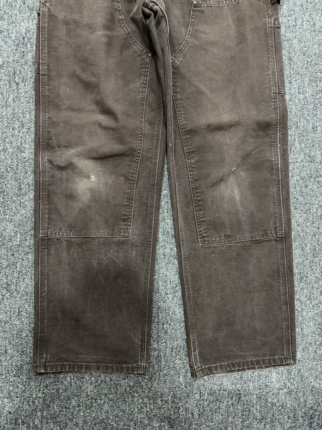 00s 칼하트 다크 브라운 더블니 팬츠 34/32 상품이미지4